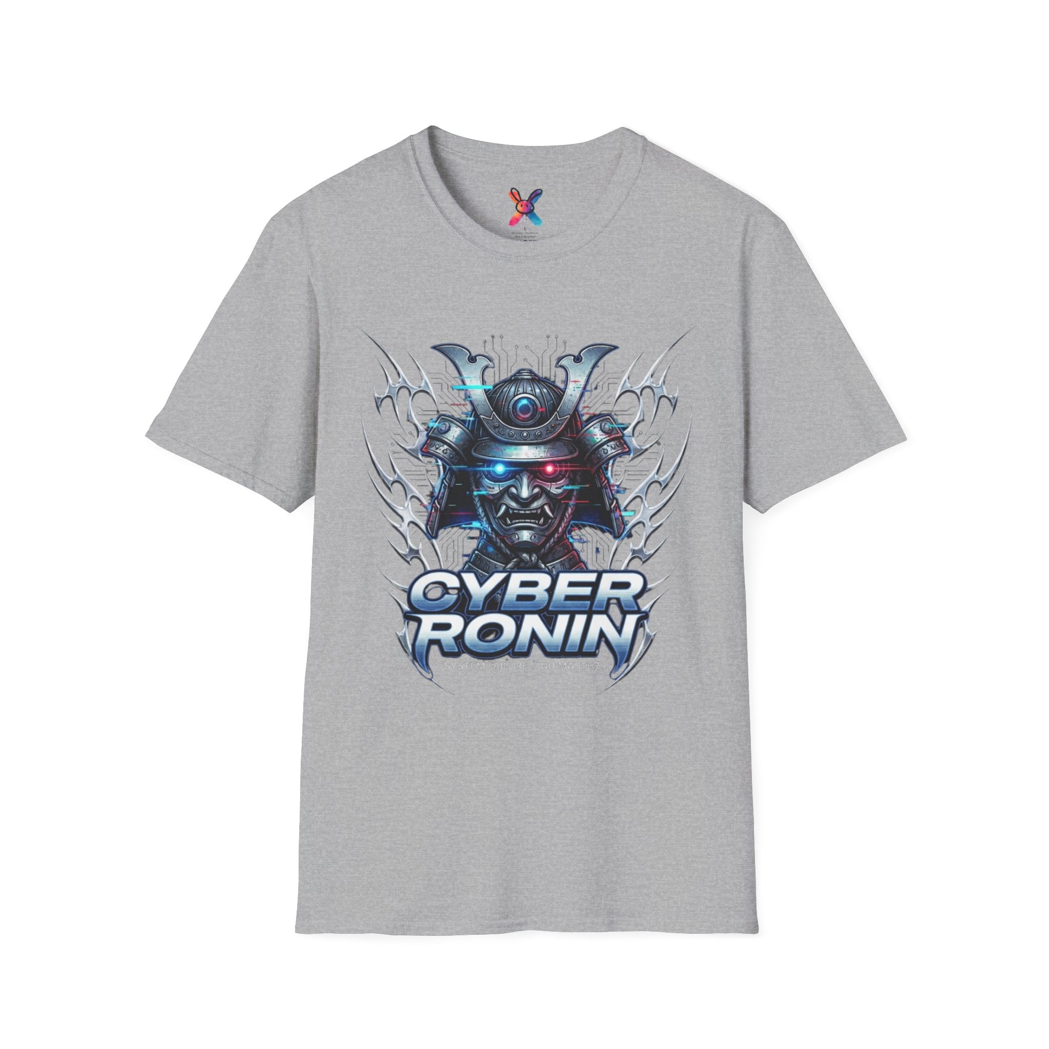 Cyber Ronin T-Shirt — Futuristic Samurai Graphic Tee