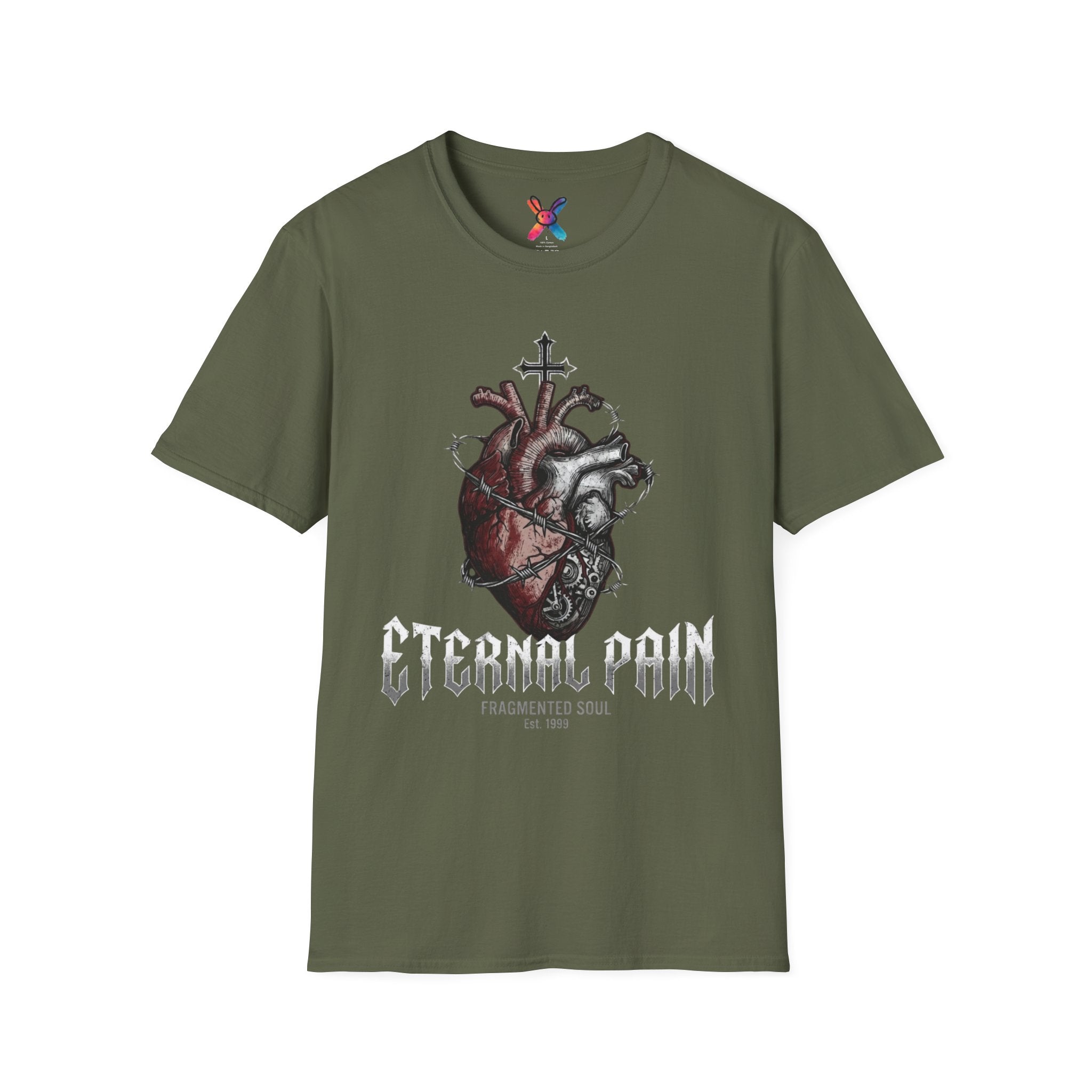 Eternal Pain T-Shirt — Steampunk Heart Graphic Tee