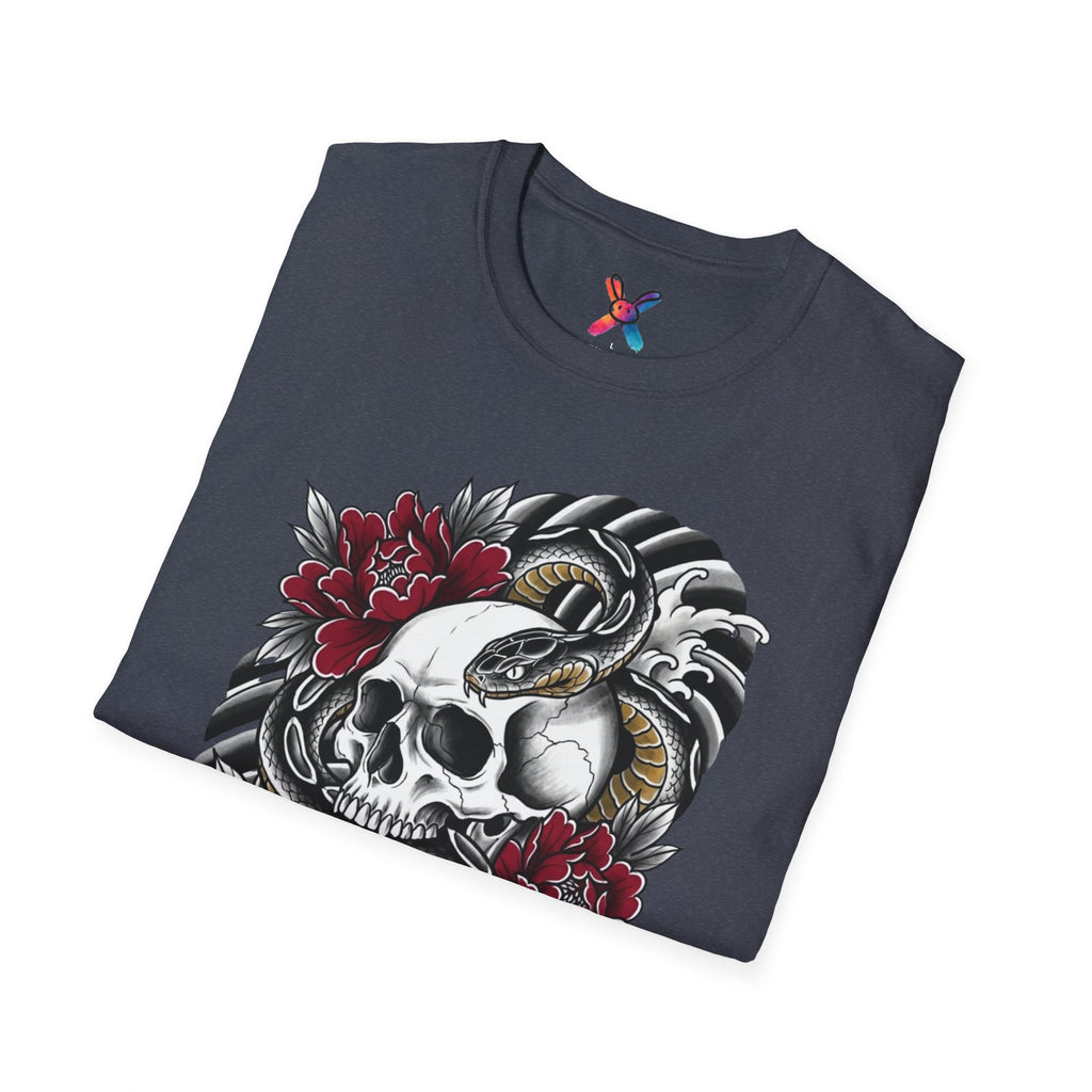 Serpent Skull T-Shirt — Irezumi Tattoo Graphic Tee