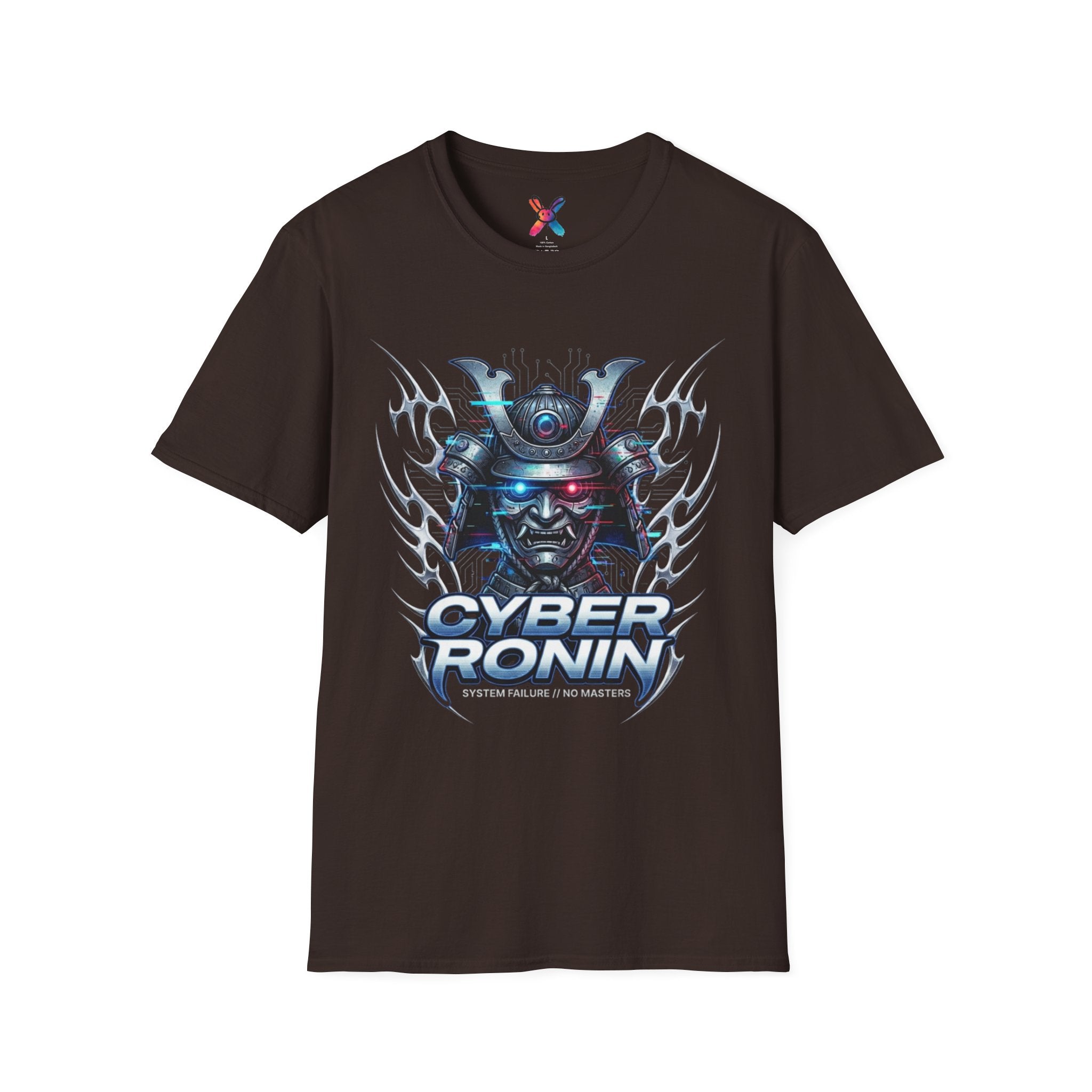 Cyber Ronin T-Shirt — Futuristic Samurai Graphic Tee
