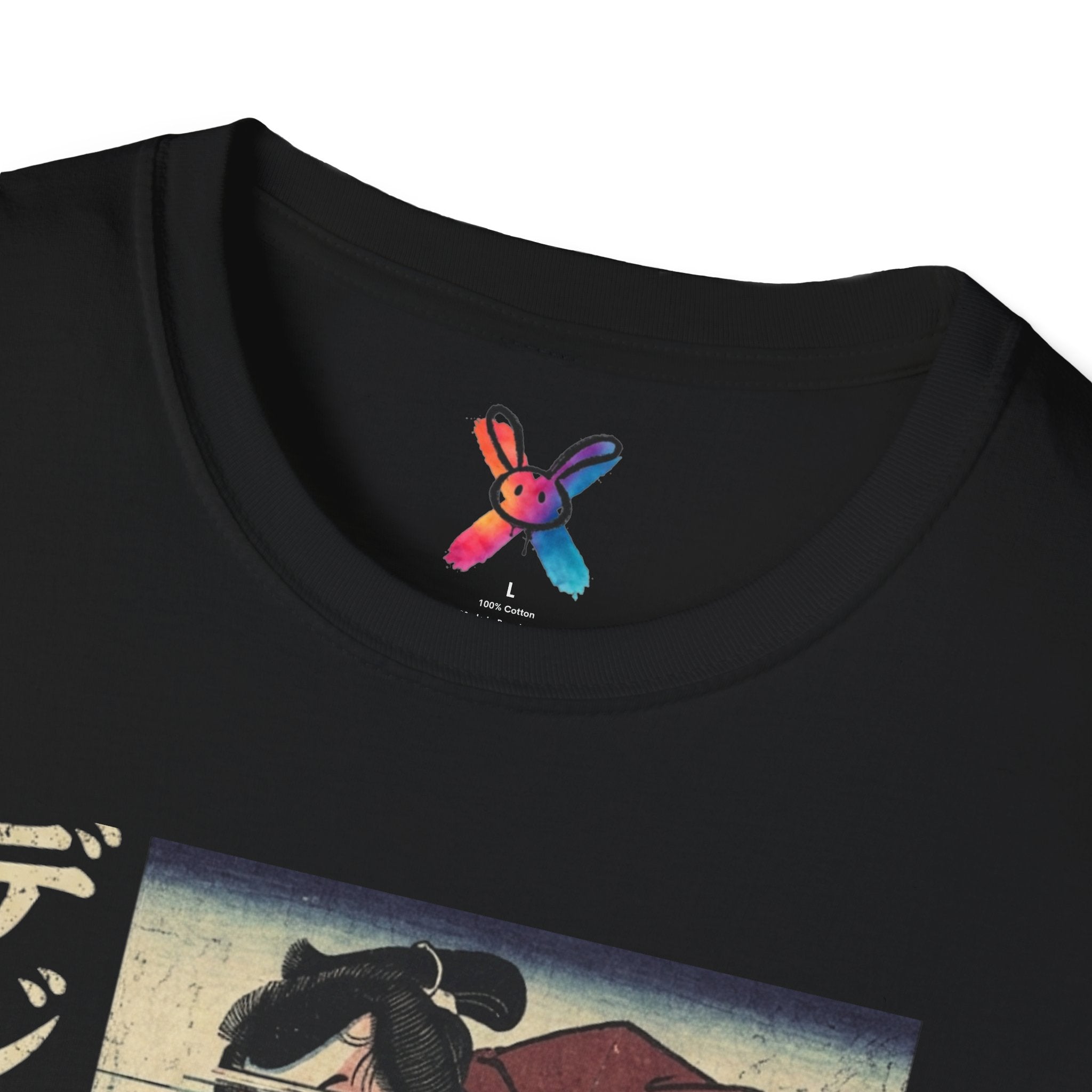 Digital Bushido T-Shirt — Glitch Art Samurai Graphic Tee