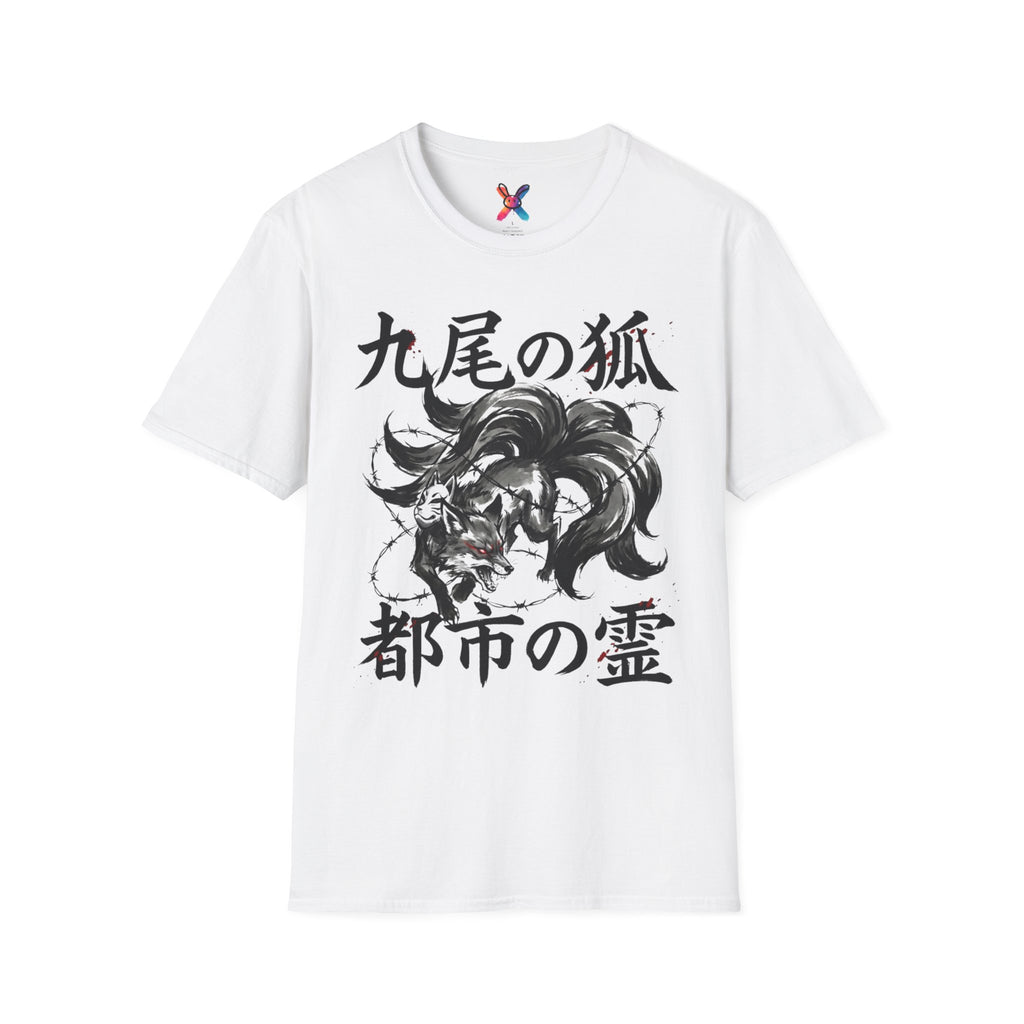 Urban Spirit T-Shirt — Barbed Wire Kitsune Graphic Tee