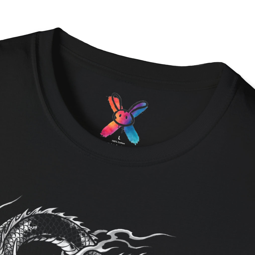 Dragon & Tiger Ink Illustration T-Shirt