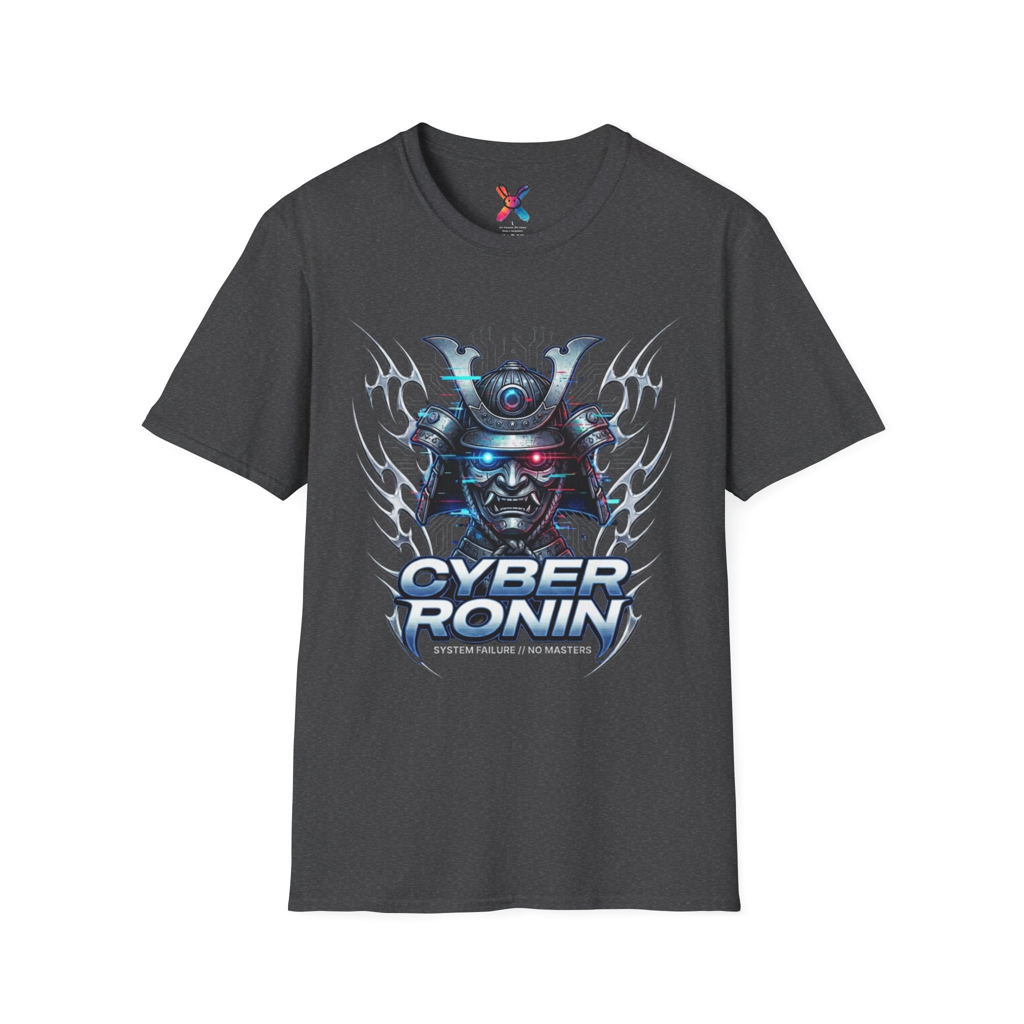 Cyber Ronin T-Shirt — Futuristic Samurai Graphic Tee