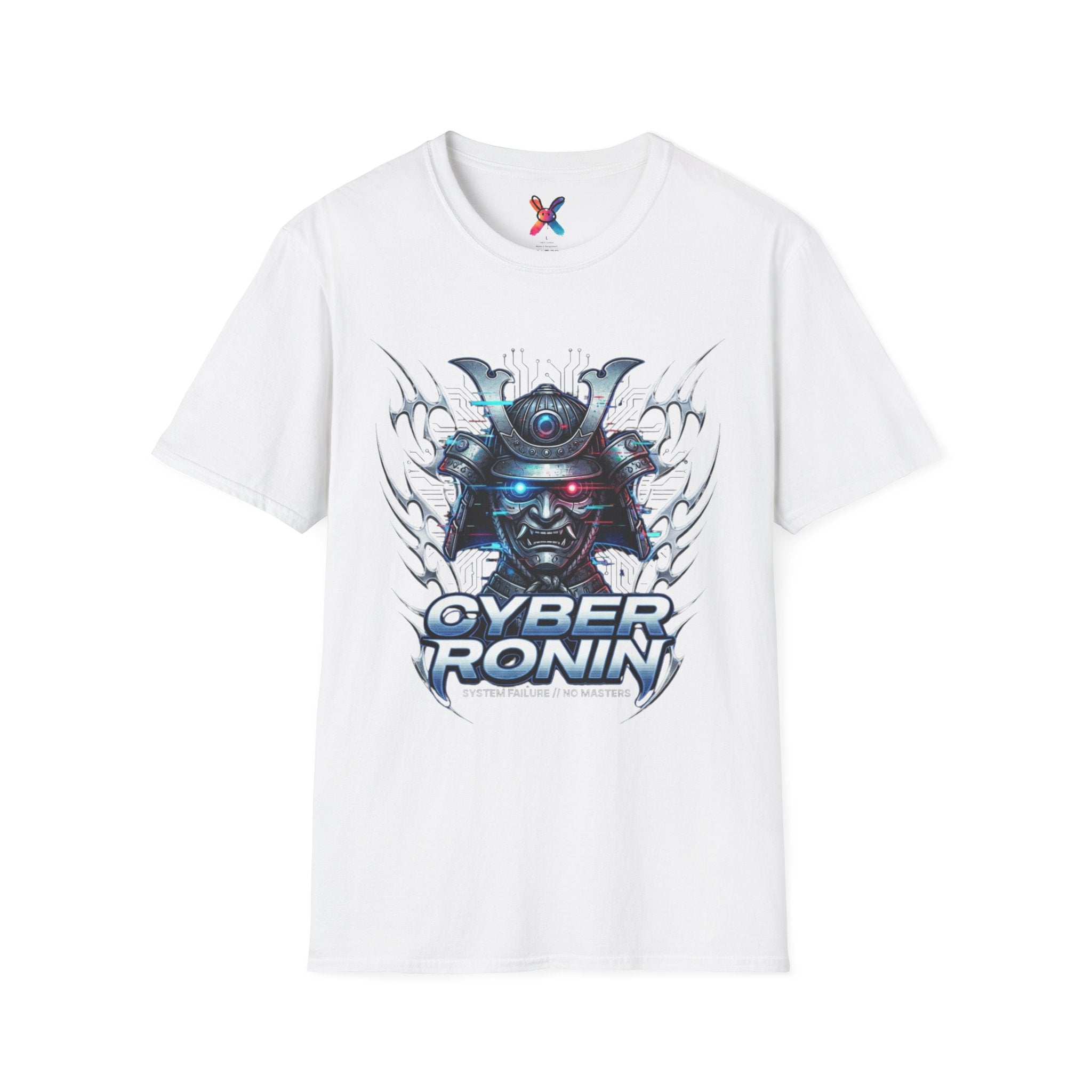 Cyber Ronin T-Shirt — Futuristic Samurai Graphic Tee