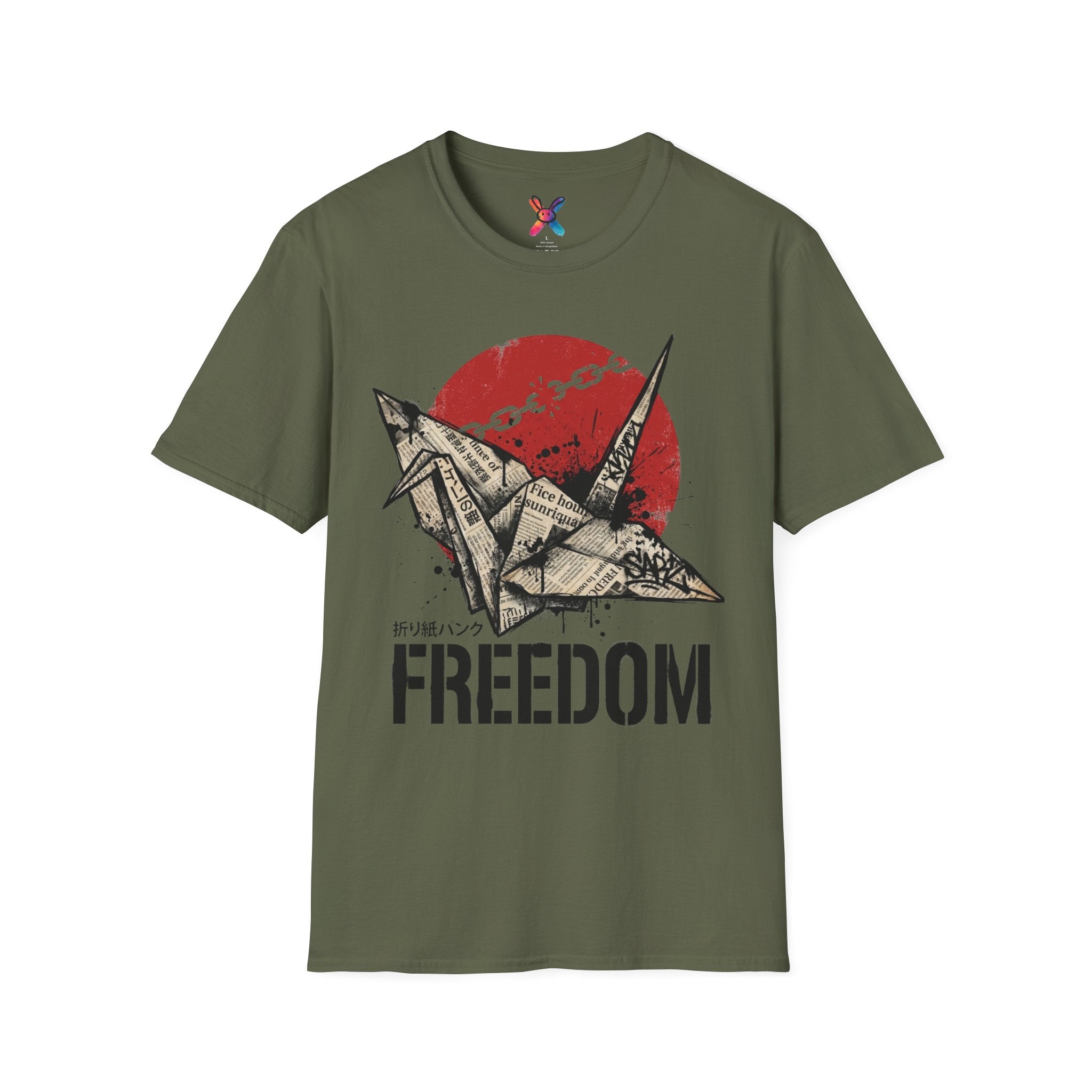 Origami Punk T-Shirt — Freedom Graphic Tee