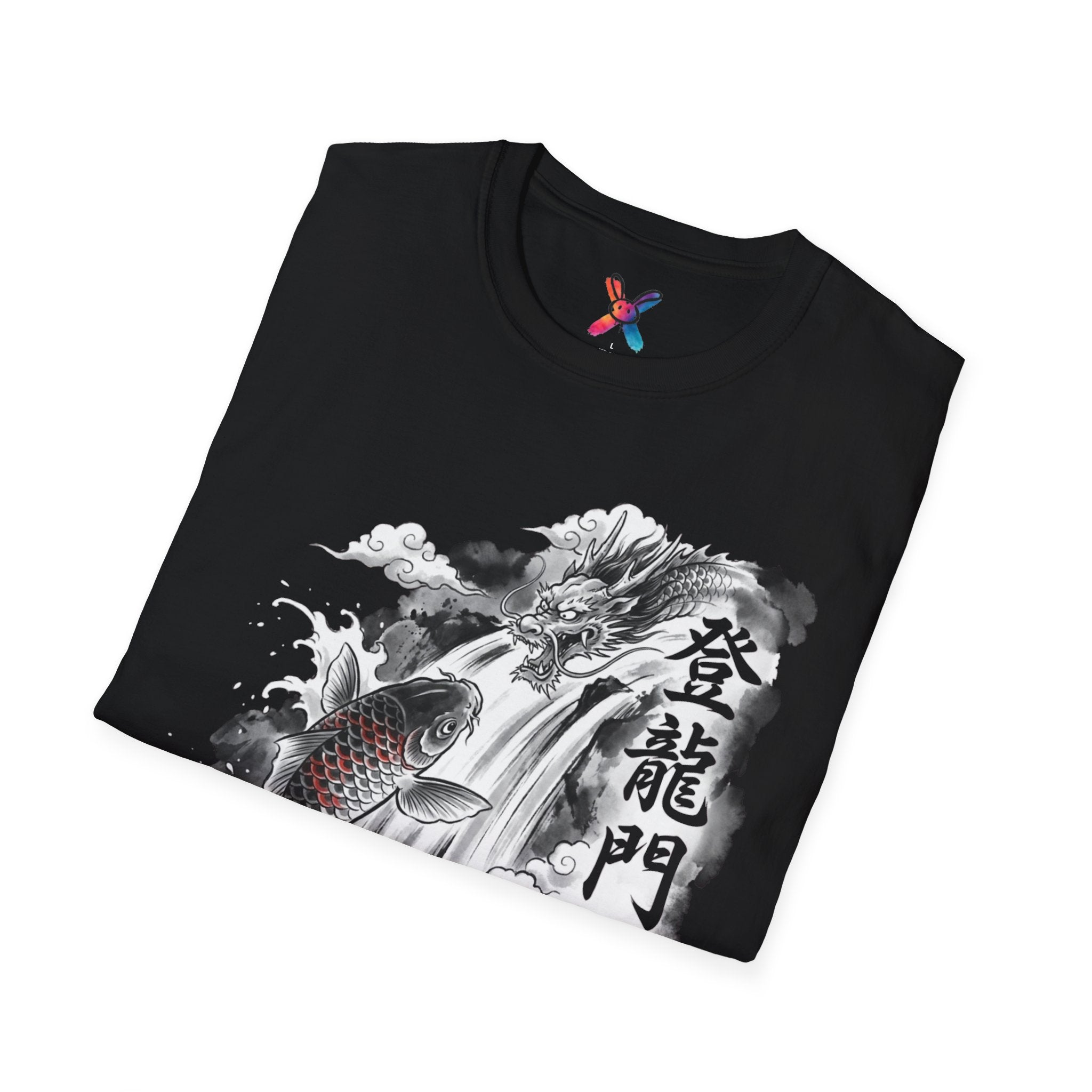 Legend of the Falls T-Shirt — Sumi-e Koi Graphic Tee