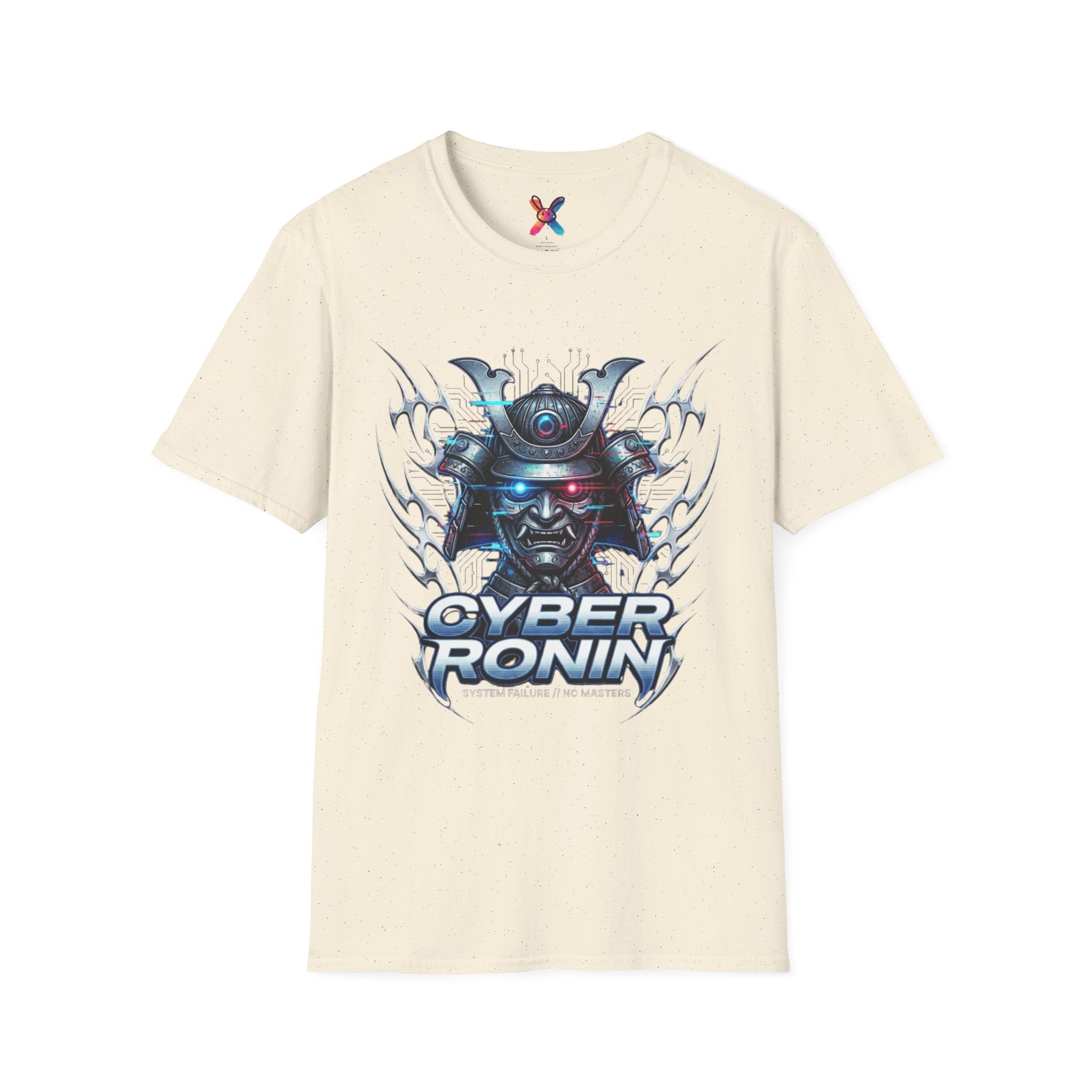 Cyber Ronin T-Shirt — Futuristic Samurai Graphic Tee