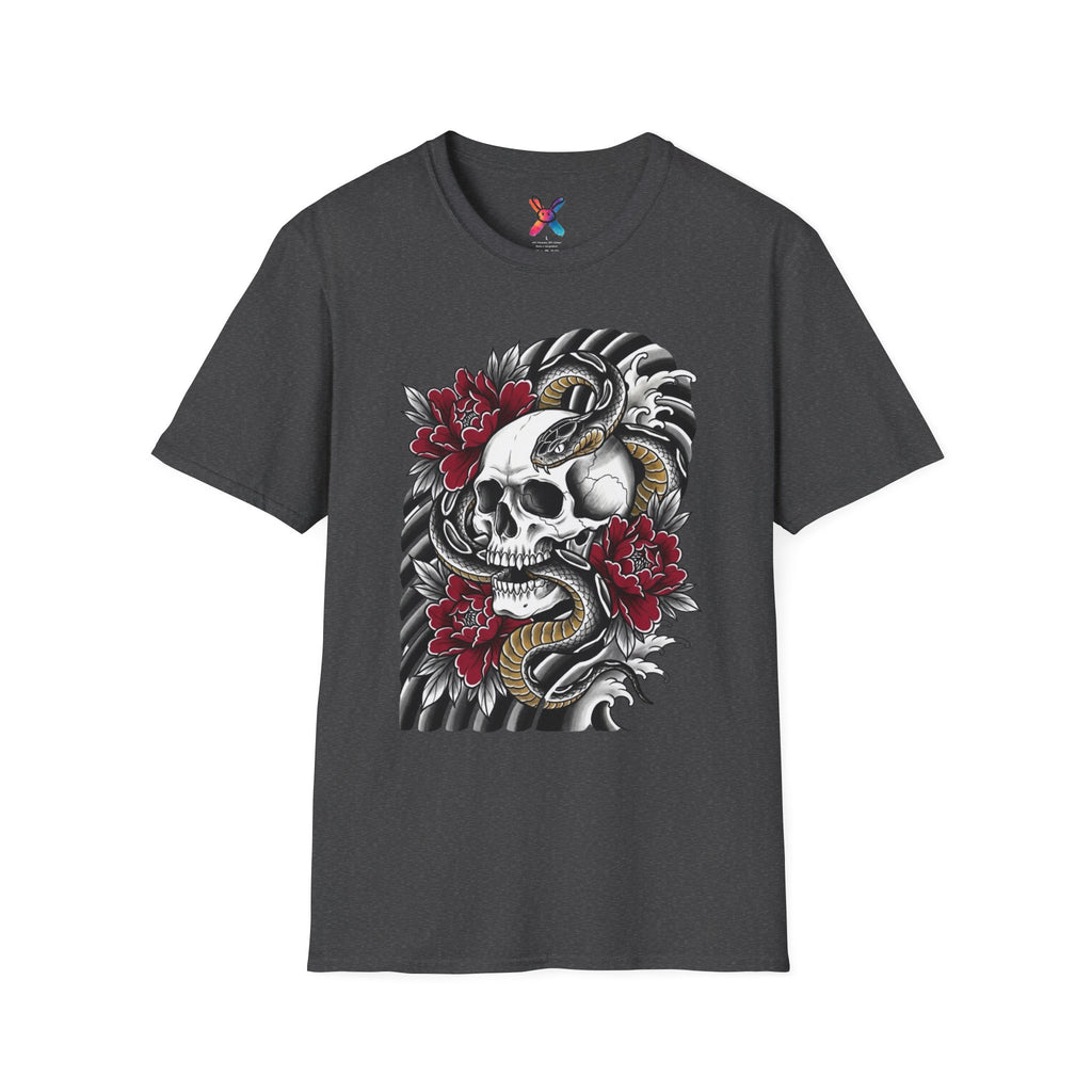 Serpent Skull T-Shirt — Irezumi Tattoo Graphic Tee