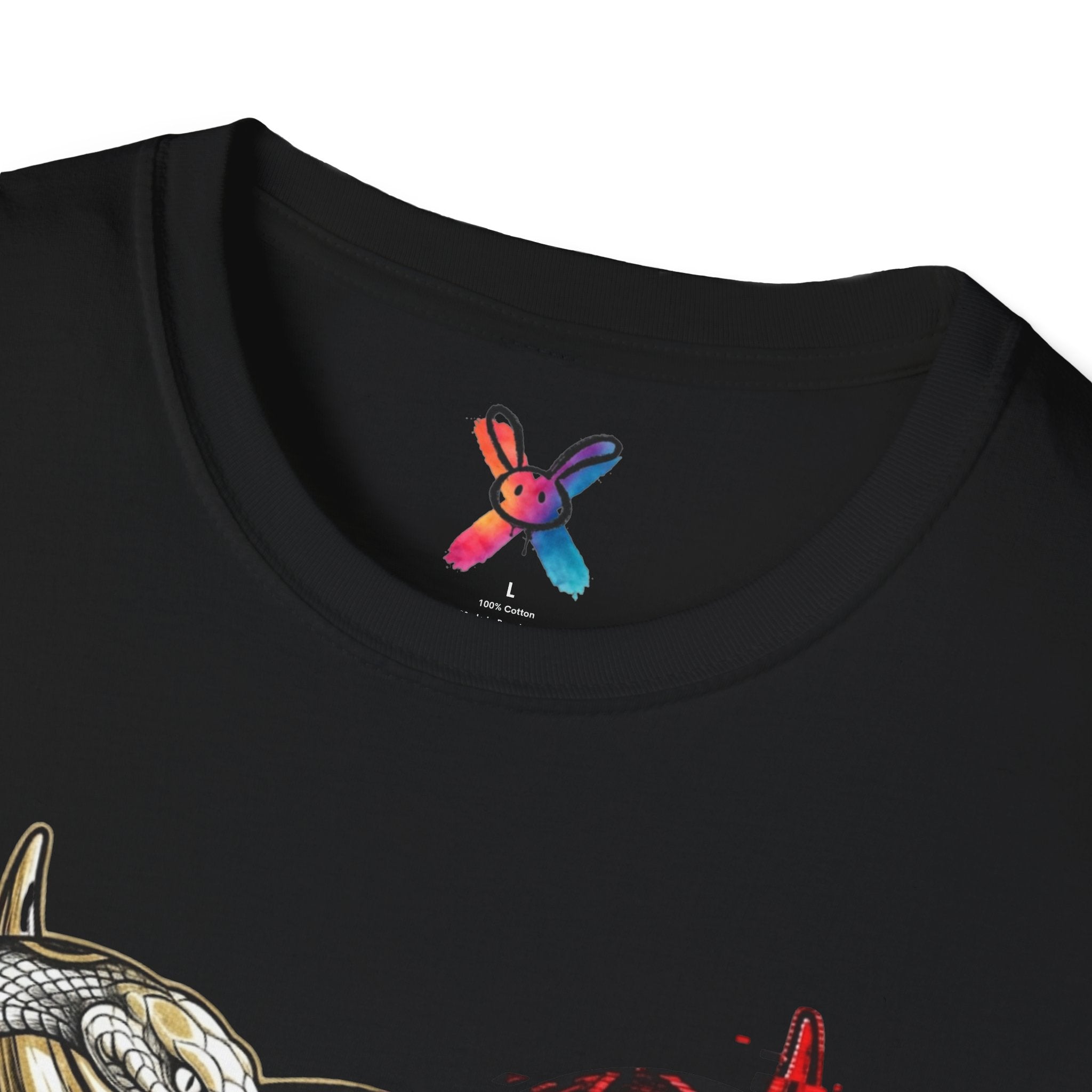 Cyber Oni T-Shirt — Split Glitch Demon Graphic Tee