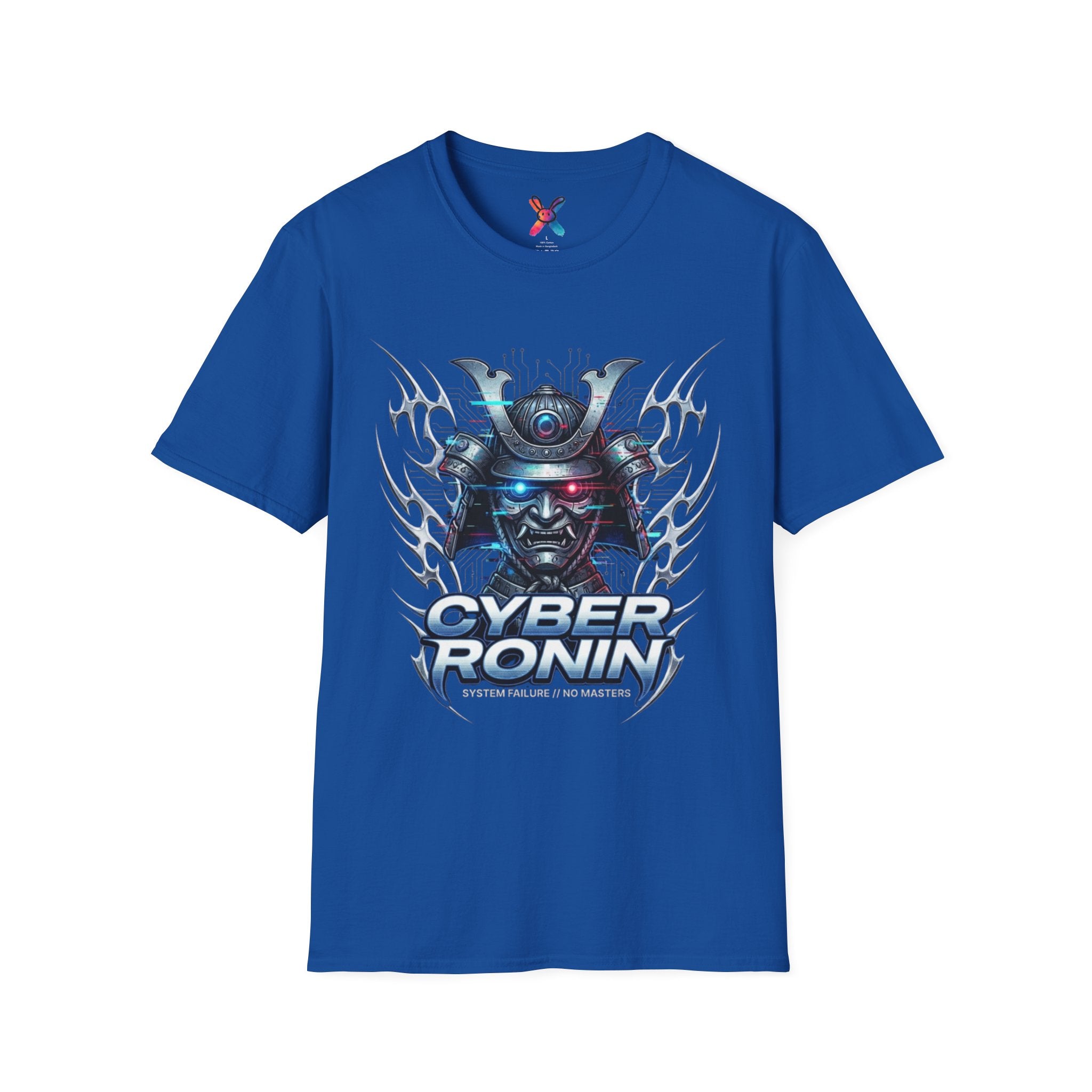 Cyber Ronin T-Shirt — Futuristic Samurai Graphic Tee