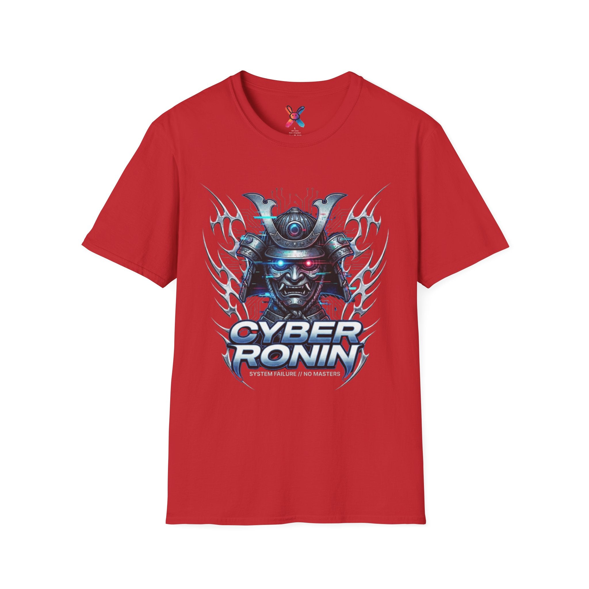 Cyber Ronin T-Shirt — Futuristic Samurai Graphic Tee