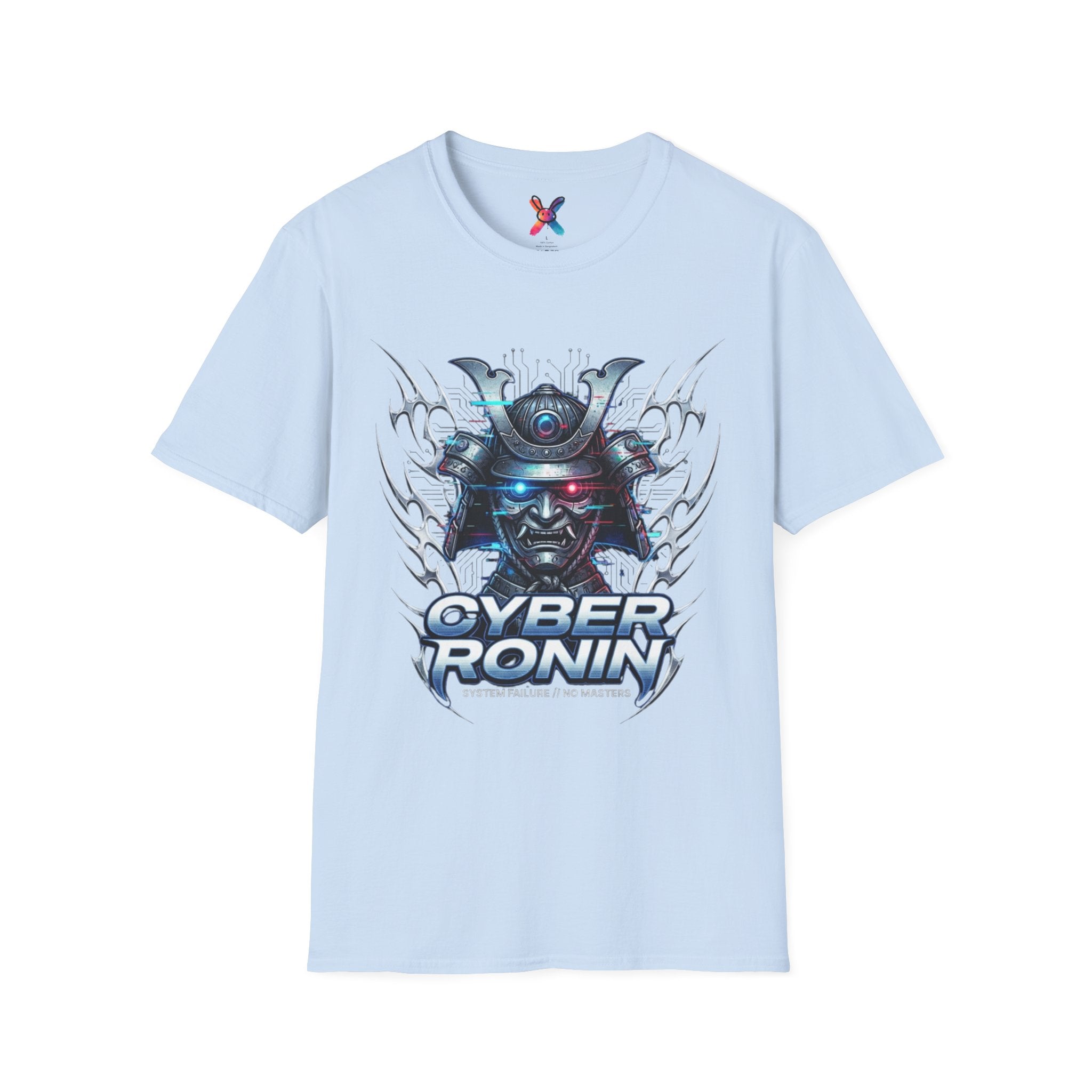 Cyber Ronin T-Shirt — Futuristic Samurai Graphic Tee