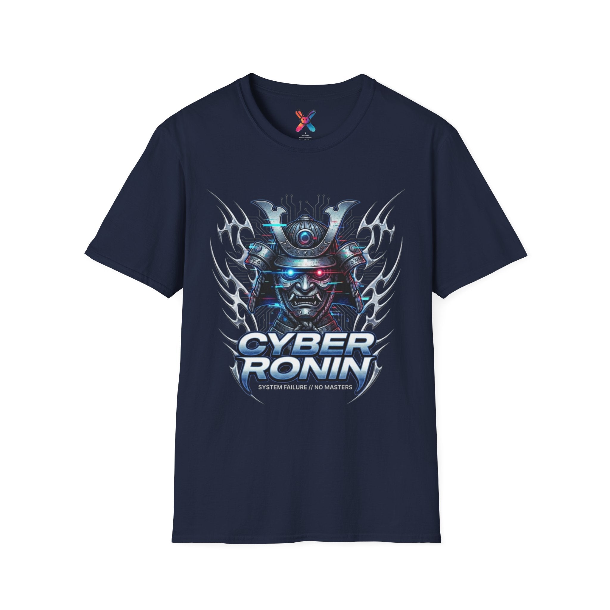 Cyber Ronin T-Shirt — Futuristic Samurai Graphic Tee