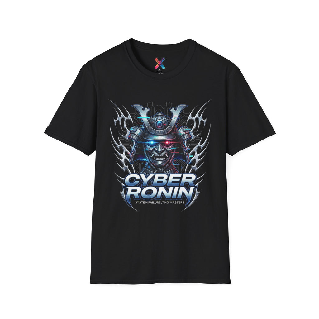 Cyber Ronin T-Shirt — Futuristic Samurai Graphic Tee